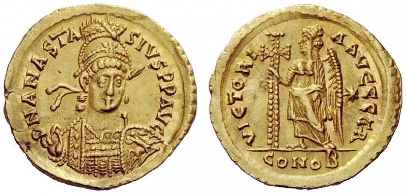 THE OSTROGOTHS 
 Theoderic, 493-526 
 Pseudo-Imperial Coinage . In the name of...