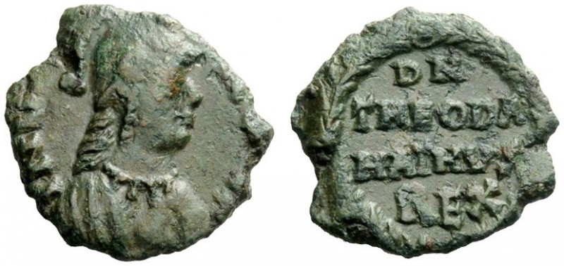 THE OSTROGOTHS 
 Theodahad, 534-536 
 Pseudo-Imperial Coinage. In the name of ...