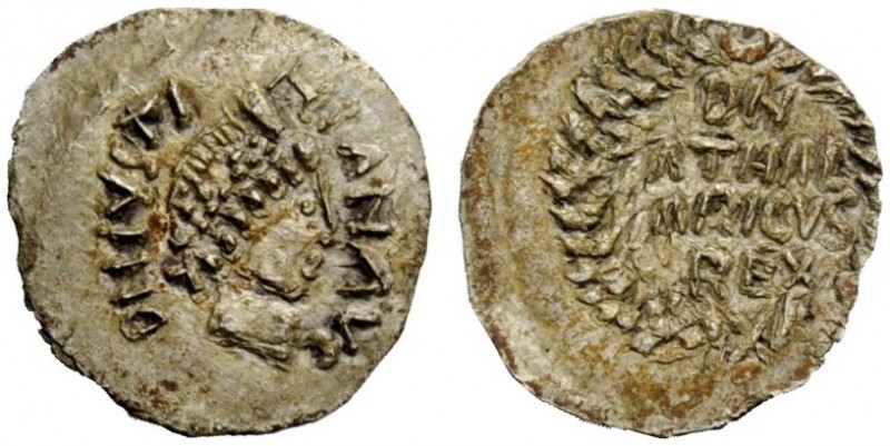 THE GEPIDS 
 Pseudo-Imperial Coinage. In the name of Justinian I, 527-565 . Qua...