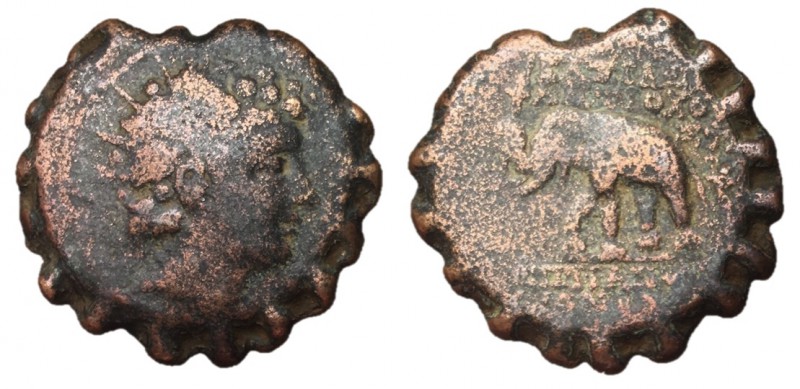 Seleukid Empire, Antiochos VI Diogenes, 144 - 142 BC
AE23, 7.55 grams
Obverse:...