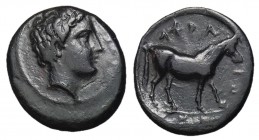 Thessaly, Atrax, mid 4th Century BC, AE Dichalkon, ex BCD