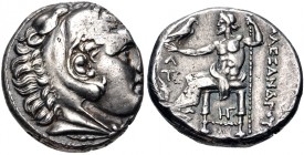 Kingdom of Macedonia, Kassander, 317 - 305 BC, Silver Tetradrachm, Amphipolis Mint