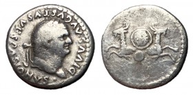 Divus Vespasian, Issue by Titus, 80 - 81 AD, Two Capricorns