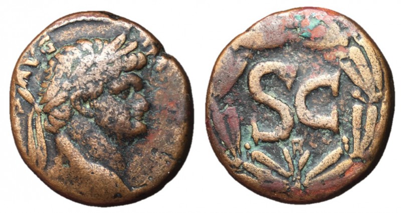 Domitian, 81 - 96 AD
AE As, Syria, Seleucis & Pieria, Antioch Mint, 26mm, 12.79...