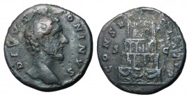 Divus Antoninus Pius, 161 AD, Sestertius, Funeral Pyre