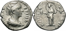 Diva Faustina, 146 - 161 AD, Silver Denarius, Aeternitas