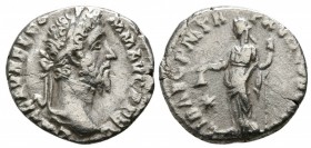 Commodus, 180 - 192 AD, Silver Denarius, Libertas