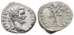 Septimius Severus, 193 - 211 AD, Silver Denarius, Mars