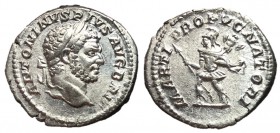 Caracalla, 198 - 217 AD, Silver Denarius, Mars