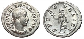 Severus Alexander, 222 - 235 AD, Silver Denarius, Spes