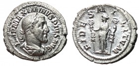Maximinus I, 235 - 238 AD, Silver Denarius, Fides