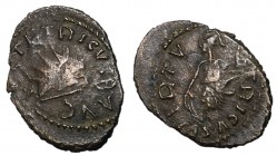 Britain or Gaul, Barbarous Radiates, Late 3rd Century AD, 'Flip Strike'