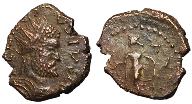 Britain or Gaul, Barbarous Radiates, Late 3rd Century AD
AE 'Antoninianus', 16m...