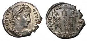 Constantius II, 330 - 335 AD, Silvered Follis of Antioch