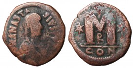 Anastasius I, 491 - 518 AD, Follis of Constantinople
