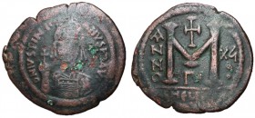 Justinian I, 527 - 565 AD, 42mm Follis of Theoupolis