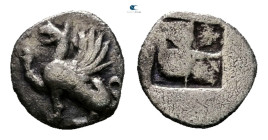 Thrace. Abdera circa 520-500 BC. Obol AR
