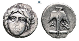 Thrace. Apollonia Pontica circa 410-323 BC. Diobol AR