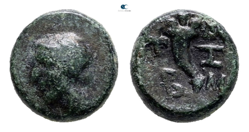 The Thracian Chersonese. Sestos circa 300 BC. 
Bronze Æ

9 mm, 1,29 g



...