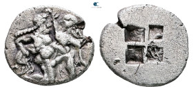 Islands off Thrace. Thasos circa 510-480 BC. Drachm AR