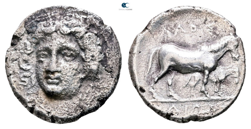 Thessaly. Larissa circa 380-365 BC. 
Drachm AR

18 mm, 5,57 g



Good Fin...