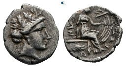 Euboea. Histiaia circa 300-100 BC. Tetrobol AR