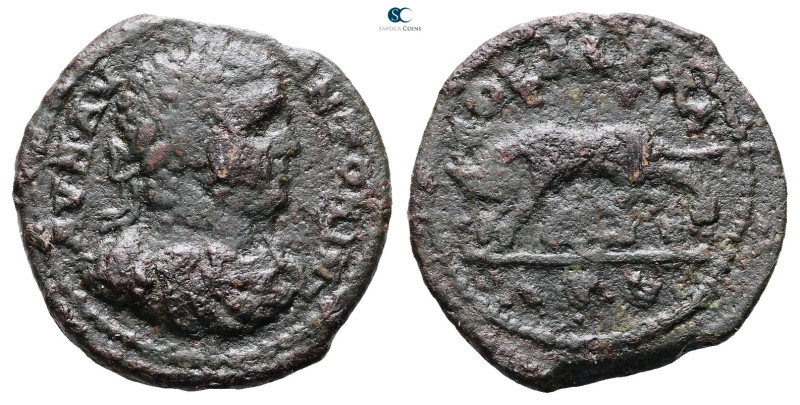 Troas. Alexandreia. Caracalla AD 198-217. 
Bronze Æ

26 mm, 8,03 g



Goo...