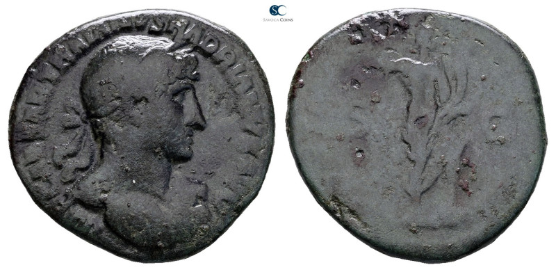 Hadrian AD 117-138. Rome
As Æ

27 mm, 10,49 g



Fine