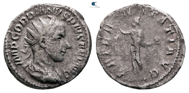 Gordian III AD 238-244. Rome
Antoninianus AR

22 mm, 5,00 g



Nearly Ver...