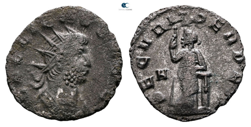 Gallienus AD 253-268. Rome
Billon Antoninianus

19 mm, 2,16 g



Nearly V...