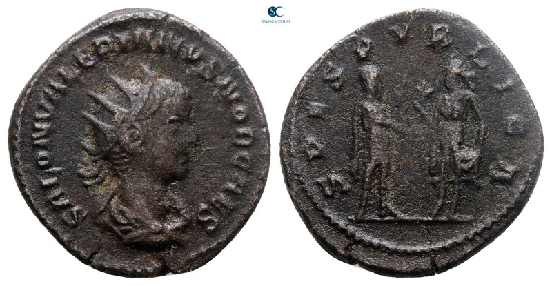 Saloninus AD 260-260. Samosata
Billon Antoninianus

21 mm, 3,38 g



Very...