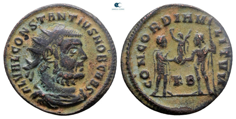 Constantius I Chlorus, as Caesar AD 293-305. Cyzicus
Radiatus Æ

20 mm, 2,65 ...