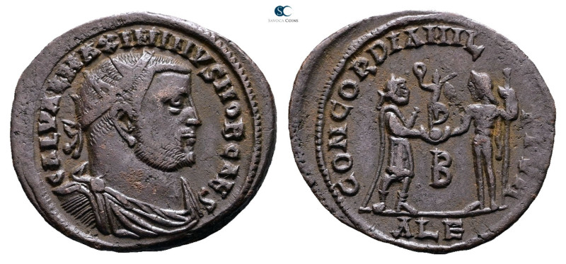 Galerius Maximianus, as Caesar AD 293-305. Alexandria
Radiatus Æ

23 mm, 3,09...