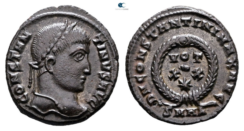 Constantine I the Great AD 306-337. Heraclea
Follis Æ

19 mm, 3,11 g



V...