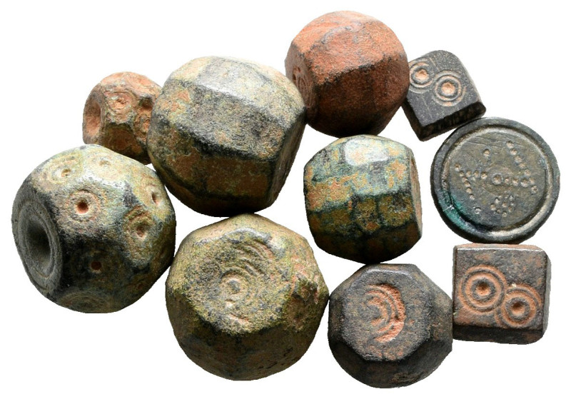 Lot of ca. 10 islamic weights / SOLD AS SEEN, NO RETURN!

Good Fine