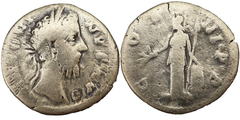 Marcus Aurelius AR Denarius, 176-180 AD. Obv: M AVREL ANTONINVS AVG: Head of Mar...