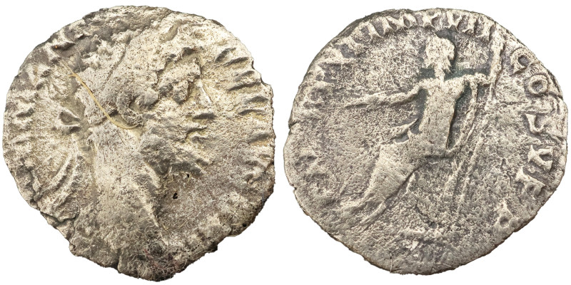 Commodus AR Denarius, 177-192 AD - 2.64g, 17mm