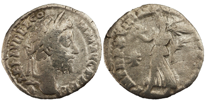 Commodus AR Denarius, 192 AD. Obv: L AEL AVREL COMM AVG P FEL: Head of Commodus,...