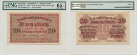 Kowno, 20 Mark 1918 - B - PMG 65 EPQ 2-ga nota