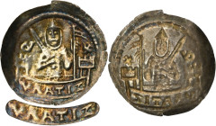 Silesia, Boleslaw I the Tall, Bracteate Breslau 12th century - EXTREMELY RARE, VRATIZ written in arc R6