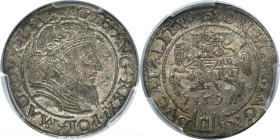 Sigismund II August, Groschen Vilnius 1559 - LIT/LITV - PCGS AU55 R