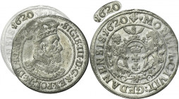 Sigismund III Vasa, 1/4 Thaler Danzig 1620 SB - RARE R2