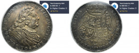 Augustus III of Poland, Thaler Dresden 1738 FWôF - NGC MS63 - SUPERB MAX - JEDYNY