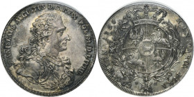 Poniatowski, Thaler Warsaw 1766 FS - NGC AU58 R3