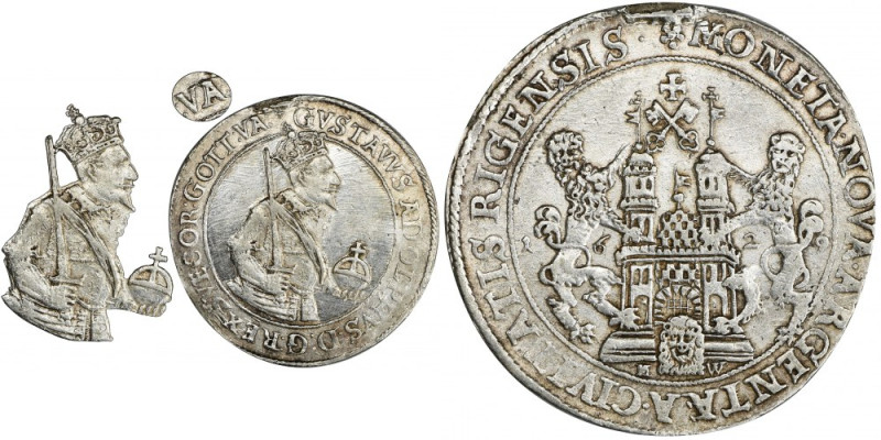 Riga under Sweden, Gustav II Adolph, Thaler Riga 1629 - EXTREMELY RARE Extremely...