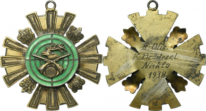 Badge of the Fowler Brotherhood Naklo 1938 On the reverse there is an engraved i...