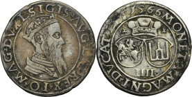 Sigismund II August, 4 Groschen Villnius 1566 - L/LIT