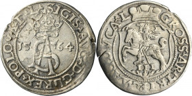 Sigismund II August, 3 Groschen Vilnius 1564 - L/L R1