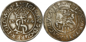 Sigismund II August, 3 Groschen Vilnius 1564 - L/L R1