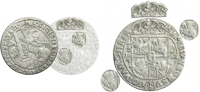 Sigismund III Vasa, 1/4 Thaler Bromberg 1622 - PRVS M - UNLISTED Variety with th...